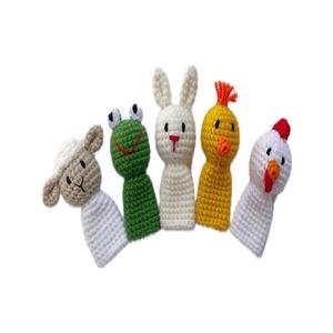 عروسک بافتنی مدل حیوانات مجموعه 5 عددی