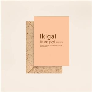 کارت پستال مریخ مدل Ikigai کد 1705 