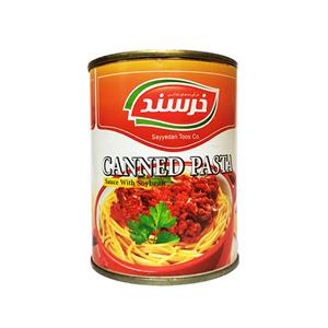 کنسرو سس ماکارونی با سویا خرسند - 370 گرم