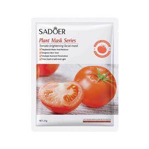 ماسک صورت سادور مدل گوجه وزن 25 گرم بسته 4 عددی