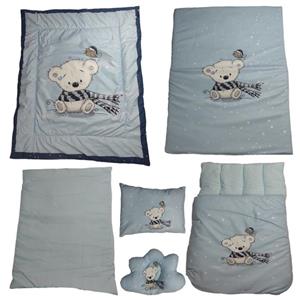 سرویس خواب طرح خرس شالدار کد 3 مجموعه 6 عددی