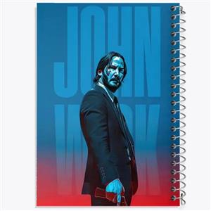 دفتر لغت 50 برگ خندالو مدل جان ویک John Wick کد 2949