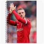 دفتر لغت 50 برگ خندالو مدل جردن هندرسون Jordan Henderson کد 28914