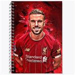 دفتر لغت 50 برگ خندالو مدل جردن هندرسون Jordan Henderson کد 28912