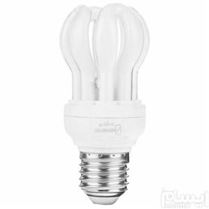 لامپ کم مصرف 13 وات زمان نور مدل Lotus پایه E27 Zaman Noor 13W Compact Fluorescent Lamp 