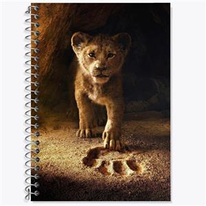 دفتر لغت 50 برگ خندالو مدل شیرشاه Lion King کد 10697
