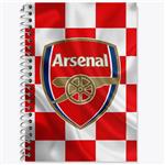 دفتر لغت 50 برگ خندالو مدل باشگاه آرسنال Arsenal کد 2028