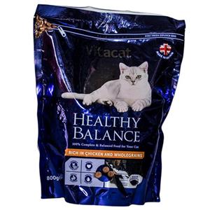 غذای گربه ویتاکت مدل Healthy Balance وزن 800 گرم 