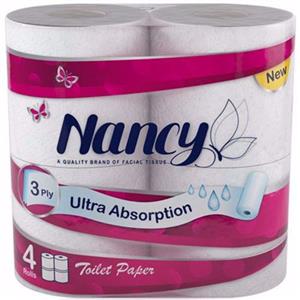 دستمال توالت نانسی بسته 4 عددی Nancy Toilet Paper Pack of 4