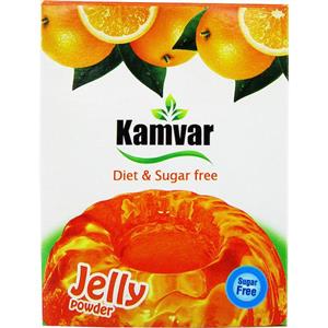 پودر ژله بدون قند کامور با طعم آلبالو 36 گرم Kamvar Sour Cherry Jelly Powder without Sugar 36gr