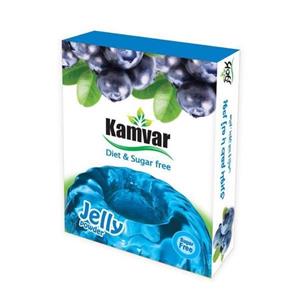 پودر ژله بدون قند کامور با طعم آلبالو 36 گرم Kamvar Sour Cherry Jelly Powder without Sugar 36gr