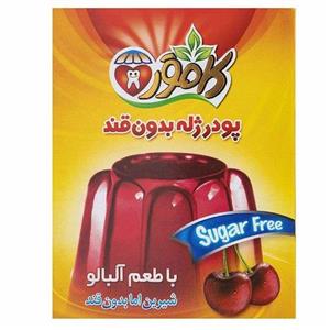 پودر ژله بدون قند کامور با طعم آلبالو 36 گرم Kamvar Sour Cherry Jelly Powder without Sugar 36gr