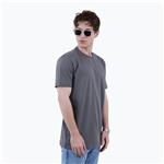 تی شرت آستین کوتاه مردانه پاتن جامه مدل 131621020330442 رنگ طوسی