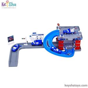 کیت ماشین بازی مدل ست پارکینگ طبقاتی پلیس هاما کد 002