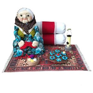 ماکت مدل مادربزرگ نوروزى مجموعه 6 عددی