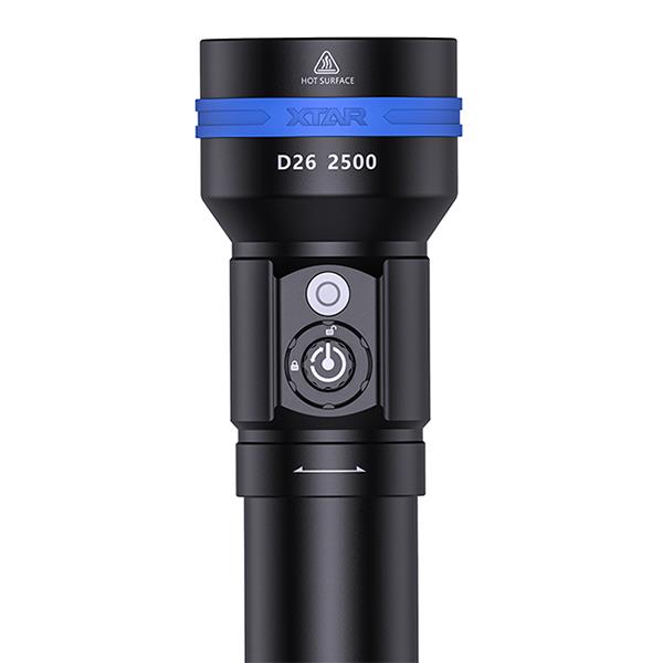 چراغ قوه دستی اکستار مدل غواصی کد D26 2500 LONG