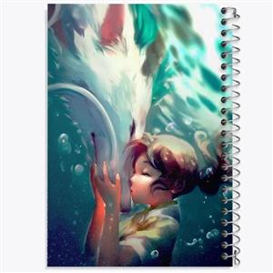 دفتر لغت 50 برگ خندالو مدل انیمه شهر اشباح Spirited Away کد 4881