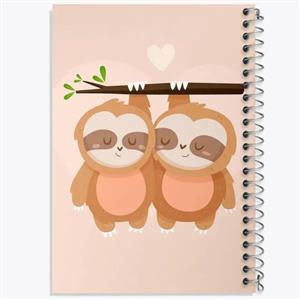 دفتر لغت 50 برگ خندالو مدل تنبل کد 5190