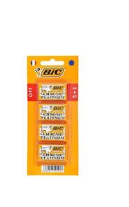 تیغ یدک بیک مدل  double edge platinum بسته 4 عددی