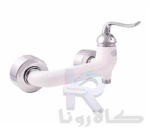 شیر‏ ‏توالت مدل ‎F5T1 سفید کروم