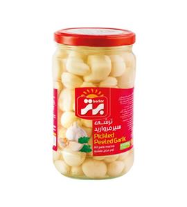 ترشی سیر 670 گرم برتر Bartar Pickled Peeled Garlic 670gr