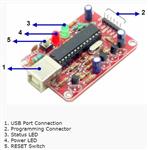 پروگرامر PICKIT2 برای برنامه ریزی میکروکنترلرهای PIC از طریق پورت USB