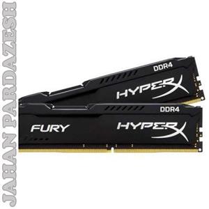 رم کامپیوتر کینگستون HyperX Fury DDR4 2400MHz CL15 ظرفیت 4 گیگابایت