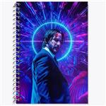 دفتر زبان 50 برگ خندالو مدل سه خط طرح جان ویک John Wick کد 28563