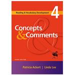 کتاب concept and comment اثر Patricia Ackert Linda Lee انتشارات شیلر 