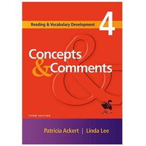 کتاب concept and comment اثر Patricia Ackert and Linda Lee انتشارات شیلر