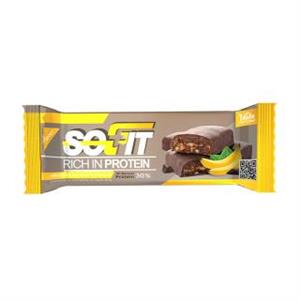 پروتئین بار موز با روکش شکلات تلخ سوفیت توت سوییت - 45 گرم بسته 3 عددی