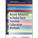 کتاب Recent Advances in Radial Basis Function Collocation Methods اثر جمعی از نویسندگان انتشارات Springer