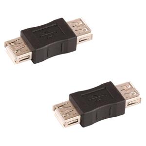 مبدل افزایش طول USB مدل Female-Female بسته 2 عددی -