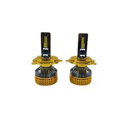 هدلایت لامپ خودرو سام مدل SUPER GOLD پایه H4 بسته دو عددی
