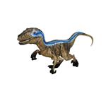 اکشن فیگور مدل دایناسور فک متحرک طرح Velociraptor Blue