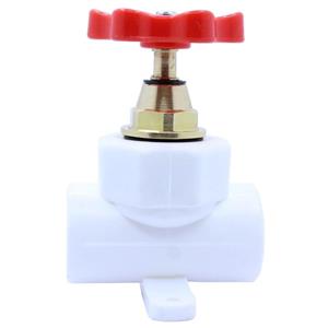 شیر فلکه آب مدل DN-25 بسته 4 عددی