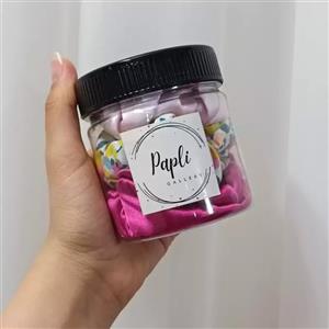 کش مو پاپلی مدل اسکرانچی بسته 3 عددی