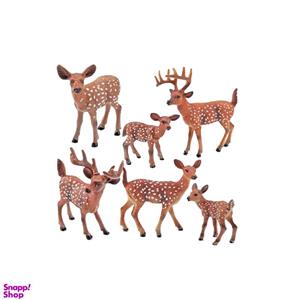 فیگور مدل خانواده آهو مجموعه 6 عددی