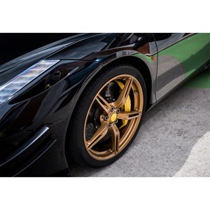 اسپری رنگ رینگ دوپلی کالر مدل wheel paint حجم 400 میلی لیتر مجموعه مجموعه 2 عددی