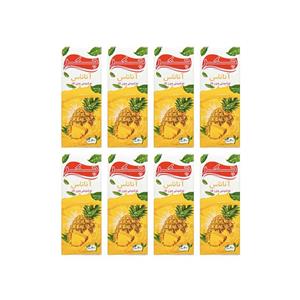 آبمیوه آناناس چکر - 200 میلی لیتر بسته 8 عددی