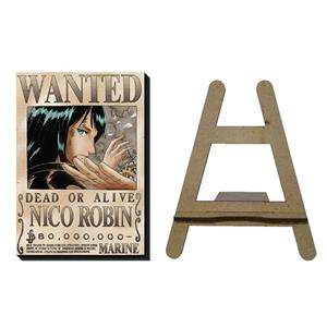 تابلو شاسی مدل انیمه وان پیس اعلامیه طرح نیکو رابین کد 2 به همراه پایه شاسی