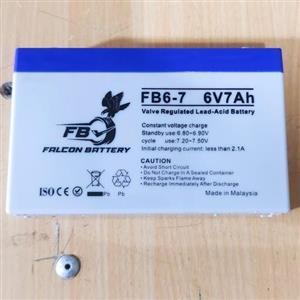 باتری یو پی اس 6 ولت 7 آمپر فالکون مدل 6v7ah
