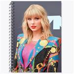 دفتر زبان 50 برگ خندالو مدل دو خط طرح تیلور سوئیفت Taylor Swift کد 19038