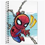 دفتر زبان 50 برگ خندالو مدل دو خط طرح مرد عنکبوتی Spider Man کد 13185