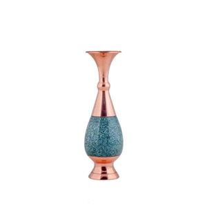 گلدان فیروزه کوبی آقاجانی کد F011 -