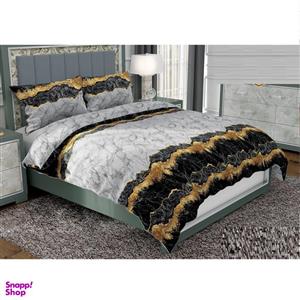 سرویس روتختی طرح ساتین پنبه پلاس کد 22 دو نفره شش تکه