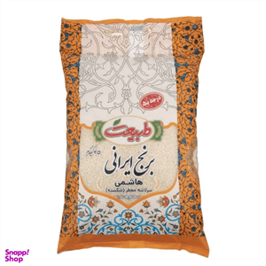 برنج سرلاشه معطر هاشمی طبیعت - 4.5 کیلوگرم