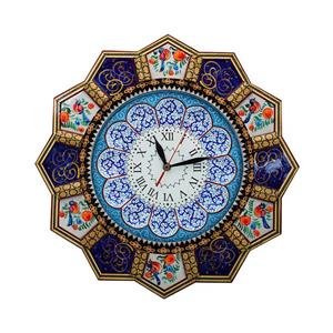 ساعت دیواری خاتم کاری مدل خورشیدی کد 42-1 -