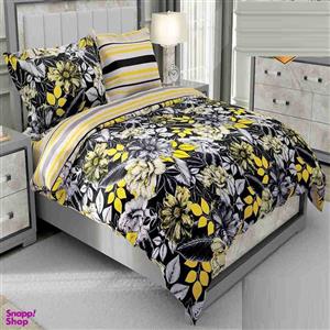 سرویس روتختی طرح ساتین پنبه پلاس کد 85 دو نفره شش تکه