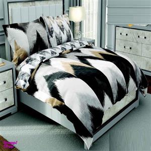 سرویس روتختی طرح ساتین پنبه پلاس کد126 یک نفره چهار تکه